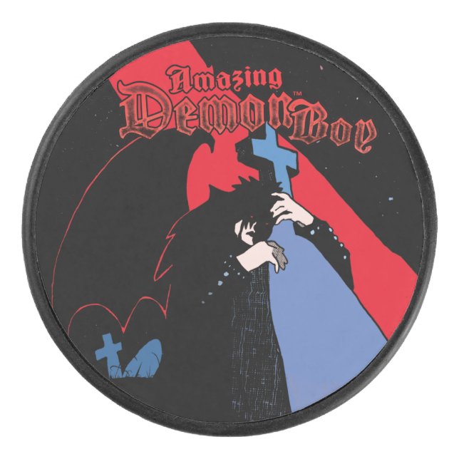 Amazing Demon Boy Return of the Demon Hockey Puck (Front)