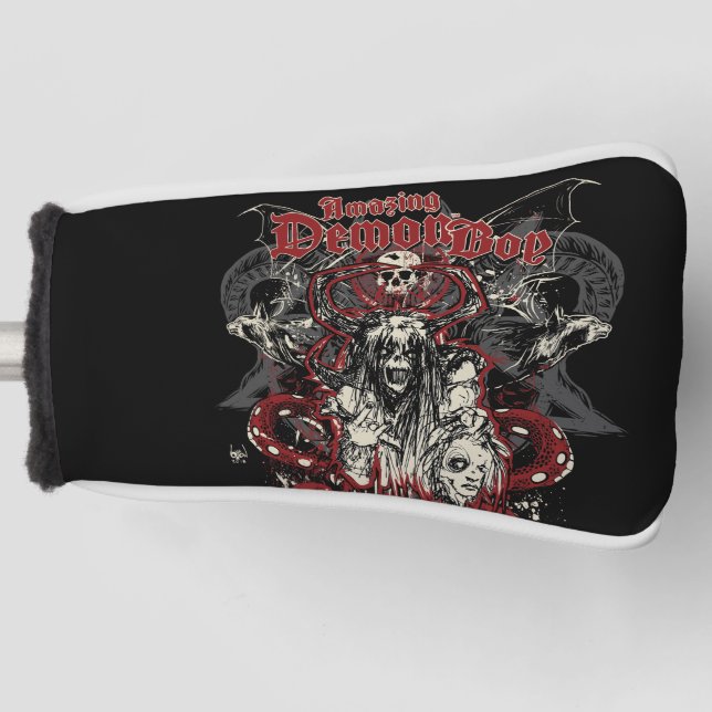 Amazing Demon Boy Rise of the Demon Golf Head Cover (Front)