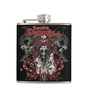 Amazing Demon Boy Rise of the Demon Hip Flask