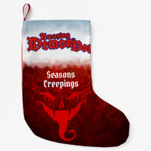 Amazing Demon Boy Seasons Creepings Small Christmas Stocking