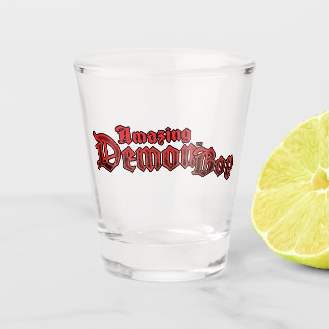 Amazing Demon Boy  Shot Glass (Front)