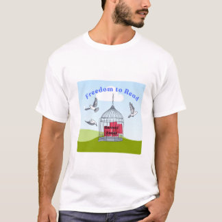 Amazing Design on "Freedom to Read" T-shirt 
