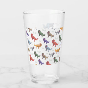 Amazing dinosaur glass cup