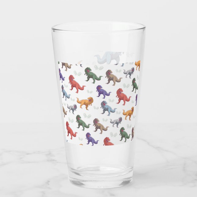 Amazing dinosaur glass cup (Back)