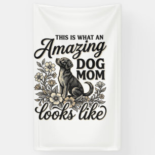 Amazing Dog Mum Vintage Floral Dog Lover Design_1 Banner