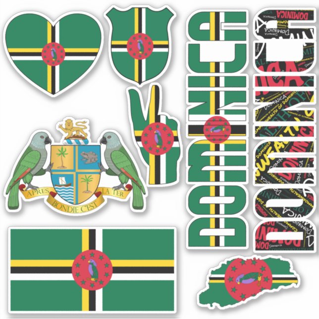 Amazing Dominica Shapes National Symbols (Front)