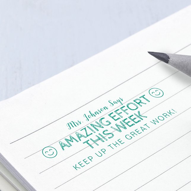 Amazing Effort Personalised Teachers Self-inking Stamp (Amazing Effort Personalized Teachers Self-inking Stamp)