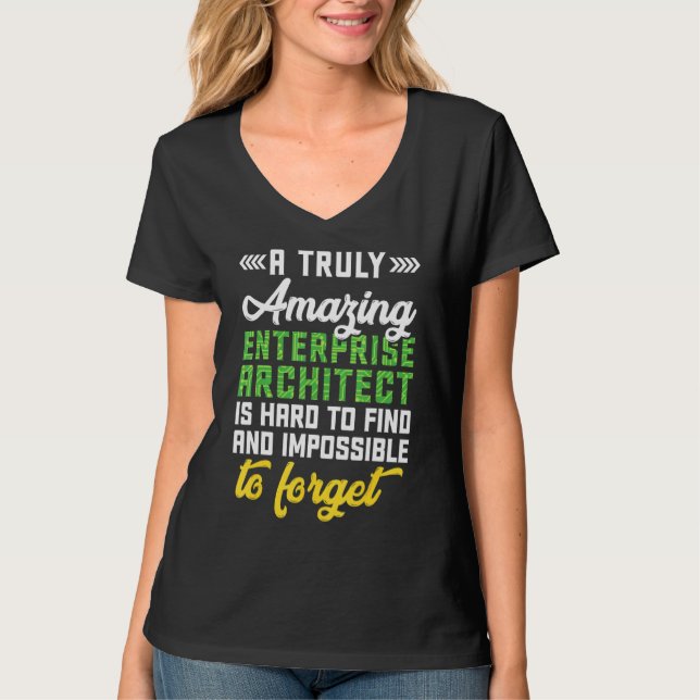 Amazing Enterprise Architect Computer Scientist Da T-Shirt (Front)