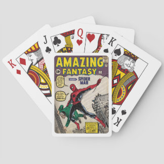 Amazing Fantasy Spider-Man Comic Cover Playing Cards