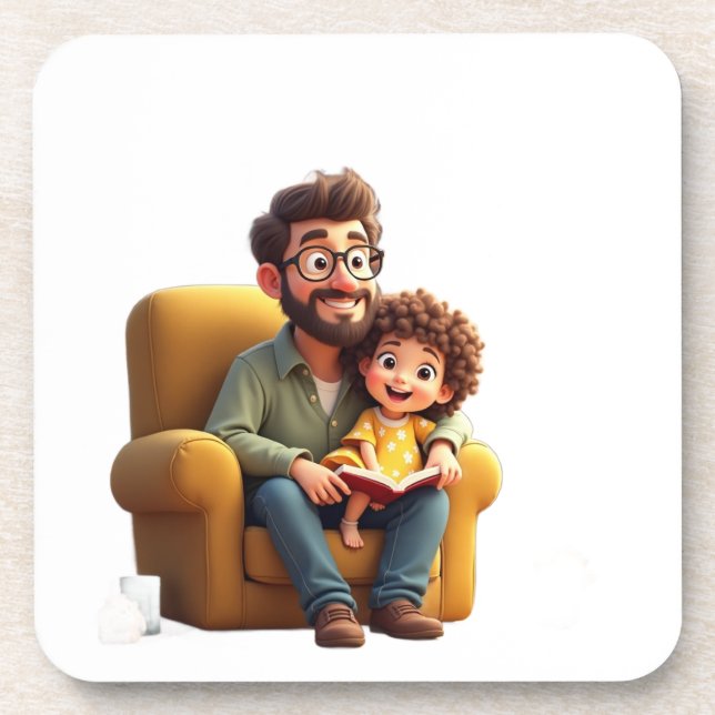 Amazing father day  coaster (Front)