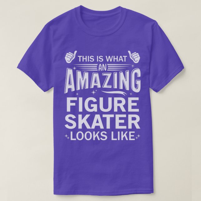 Amazing Figure Skater T-Shirt (Design Front)