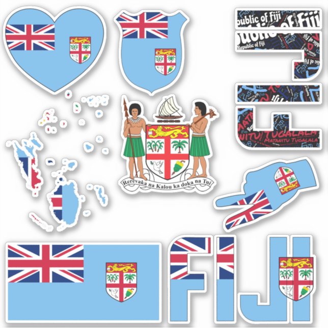 Amazing Fiji Shapes National Symbols (Front)
