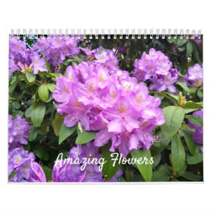 Amazing Flowers Wall Calendar
