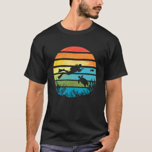 Amazing Funny Scuba Diving Art for Men Women Scuba T-Shirt