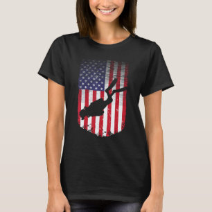 Amazing Funny Scuba Diving Art For Men Women Scuba T-Shirt
