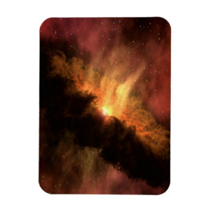 AMAZING GALAXY WITH BRIGHT STARS MAGNET