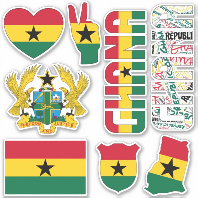 Amazing Ghana Shapes National Symbols (Front)