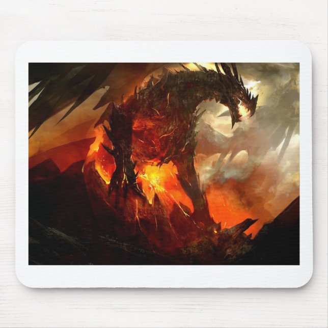 Amazing Giant Dragon Mouse Mat (Front)