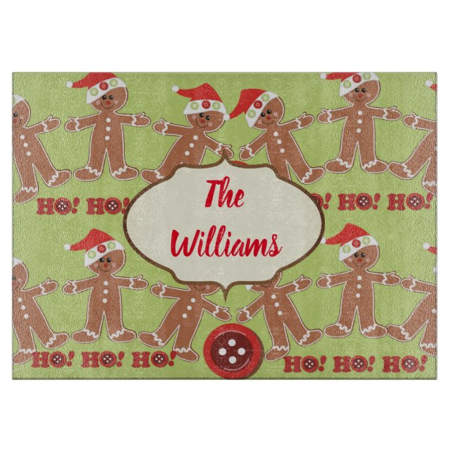 Amazing Gingerbread Men Cutting Board (Front)