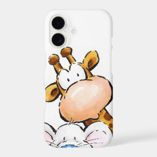 Amazing Giraffe and Cute Mouse