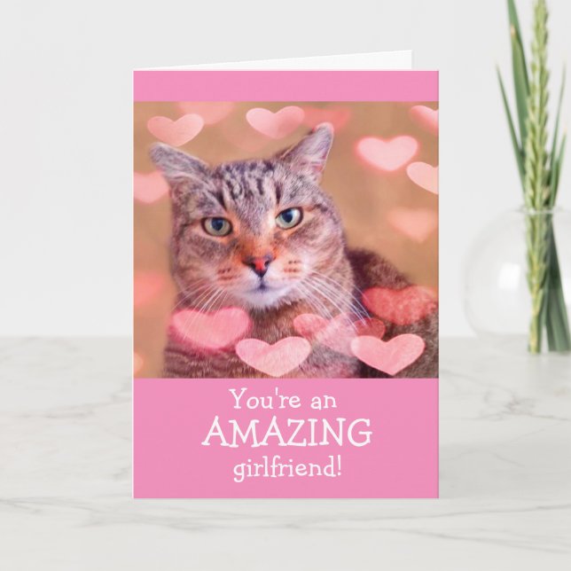 Amazing Girlfriend Valentine's Day Holiday Card (Front)