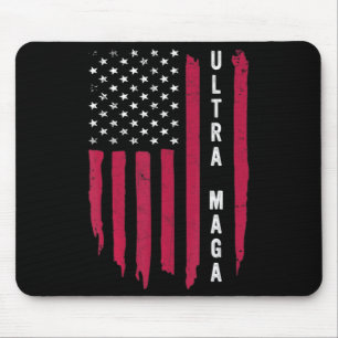 Amazing Going Out Made In USA Black American Flag  Mouse Mat