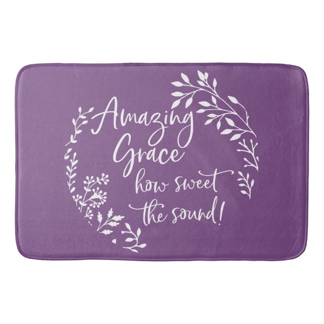 Amazing Grace Bath Mat (Front)