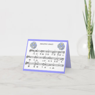 "Amazing Grace" Blank Notecard