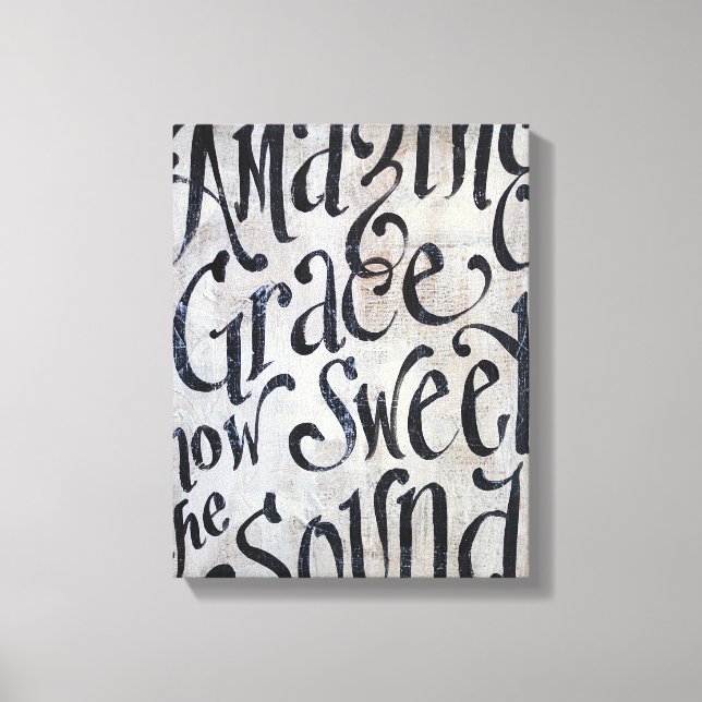 Amazing Grace Canvas Print (Front)