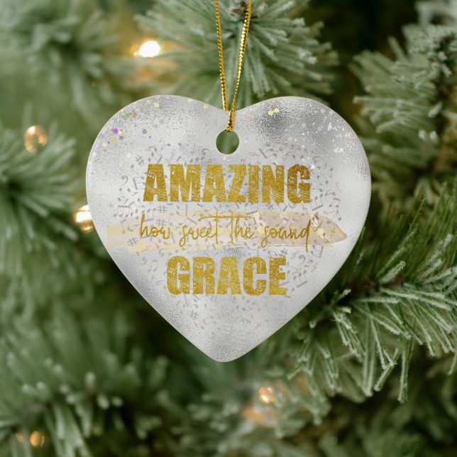 Amazing Grace  Ceramic Tree Decoration (Tree)