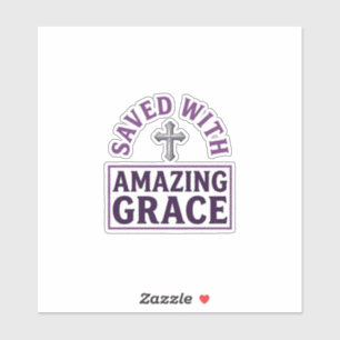 Amazing Grace Christian Cross Vintage