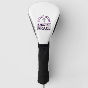Amazing Grace Christian Cross Vintage Golf Head Cover