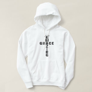 Amazing Grace Cross Basic Hoodie Sweatshirt