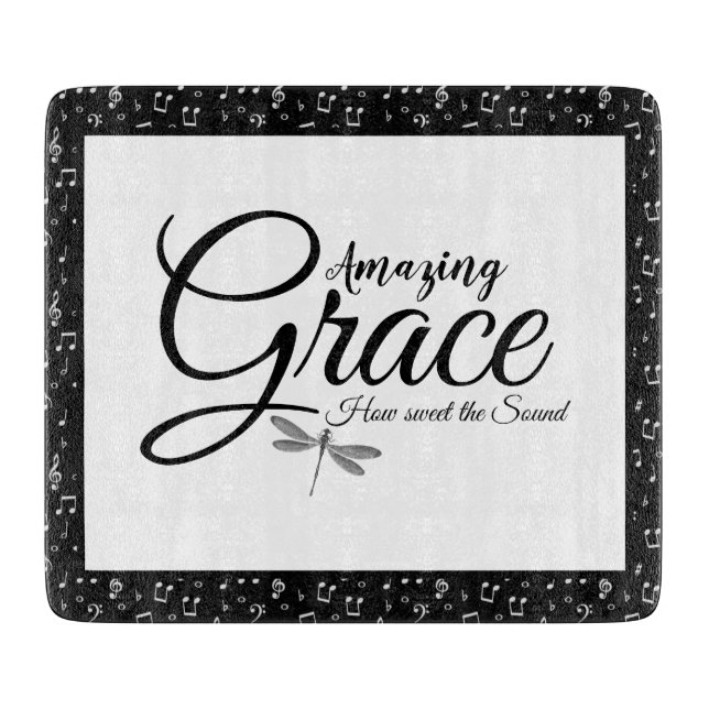 Amazing Grace  Cutting Board (Front)