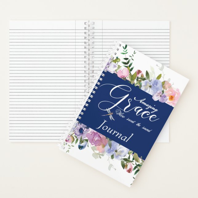 Amazing grace floral   journal (Inside)