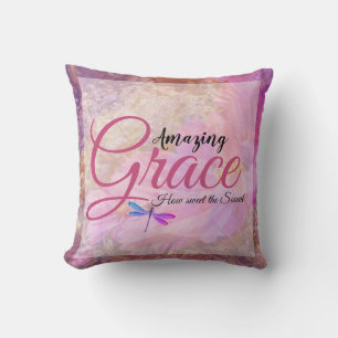 Amazing Grace Floral pillow