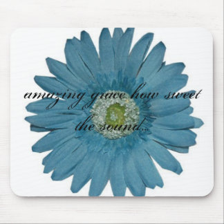 amazing grace flower mouse mat
