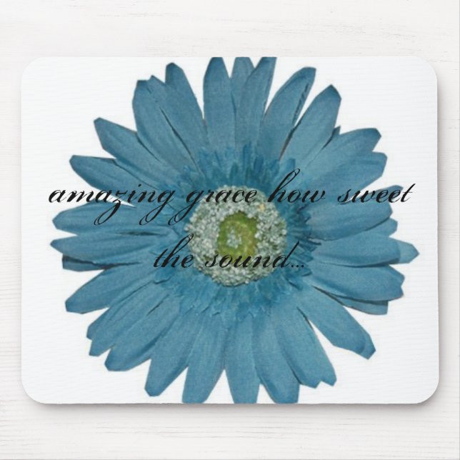 amazing grace flower mouse mat (Front)