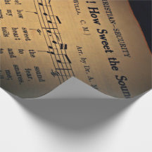 Amazing Grace Gift Wrapping Paper