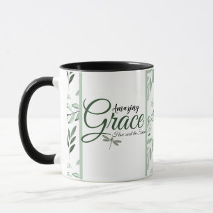 Amazing grace Green leaves   Mug