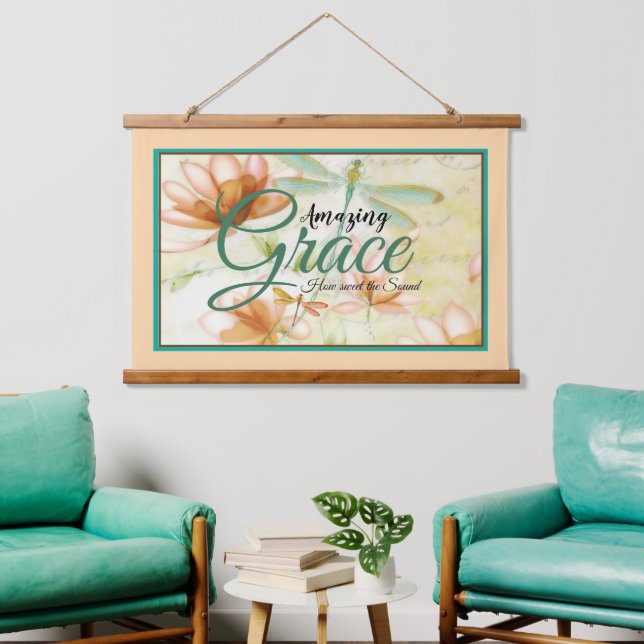 Amazing Grace  Hanging Tapestry (Living Room)