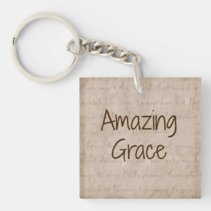 Amazing Grace Key Ring