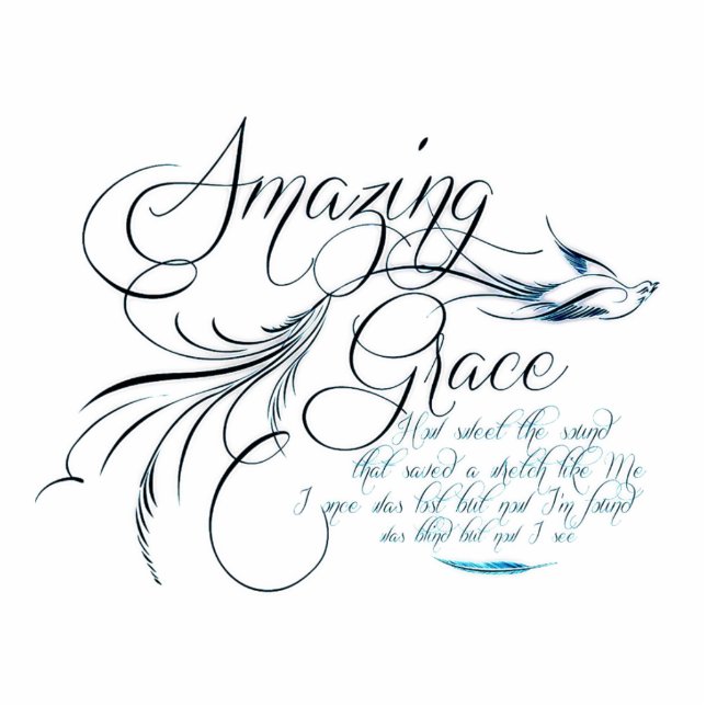 Amazing Grace magnet Photo Sculpture Magnet (Front)
