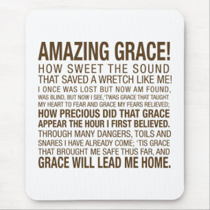 AMAZING GRACE MOUSE MAT