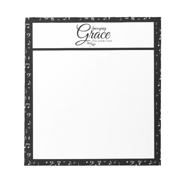 Amazing Grace Notepad (Front)