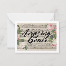 Amazing Grace - Original Music Sheet