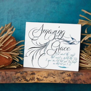 Amazing Grace Plaque