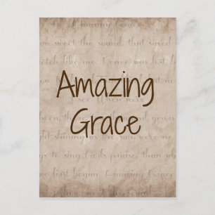 Amazing Grace Postcard