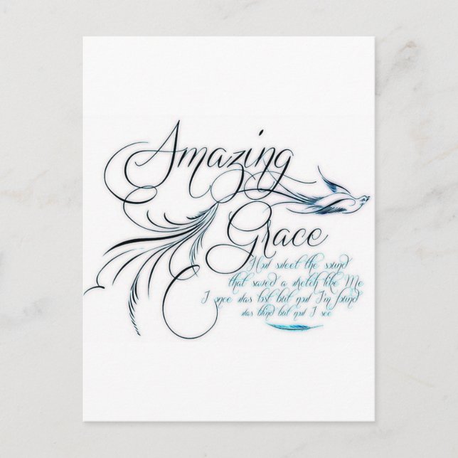 Amazing Grace Postcard (Front)