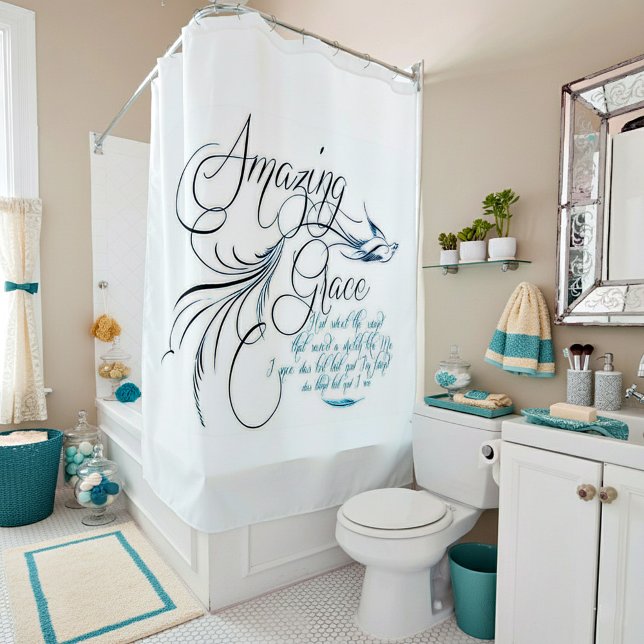 Amazing grace shower curtain (Creator Uploaded)
